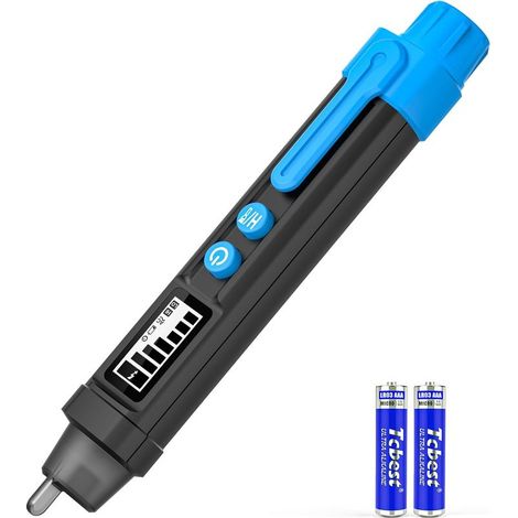 Spannungsprüfer, berührungsloser elektrischer Prüfer, Dual-Skala 12–1000 V / 48–1000 V, Spannungsanzeigestift mit NCV, Trenndetektor mit Taschenlampe und akustischem Alarm (1/5)