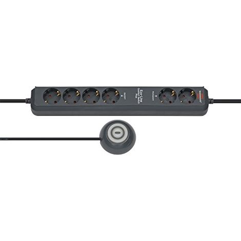 Brennenstuhl Eco-Line Extension Socket 6-way Anthracite (1/8)