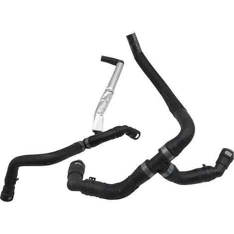 paire de tuyaux d'entrée et de sortie de chauffage FL1Z-18472-A FL1Z18472B pour Ford Expedition Lincoln Navigator 15-17 Conduit d'air chaud (1/5)