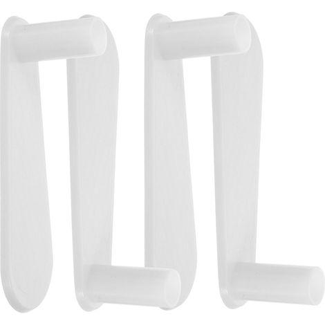 Ensemble de 4 supports lit avec pression pour tringle à rideaux (1/5)