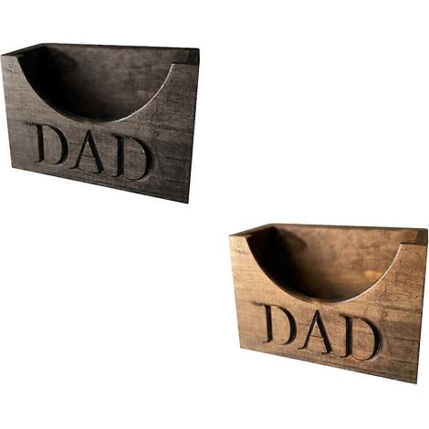 Huthalter aus Holz, Papa-Huthalter-Organizer, Hutständer aus Holz C--