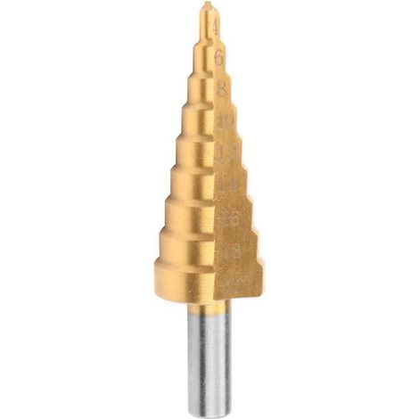 BROCA CONICA HSS 4-322MM TOLSEN (1/2)