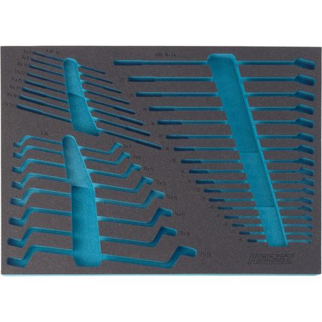 Garniture en mousse souple bimatière 163-140L ∙ L x l : 519 mm x 392 mm (1/2)