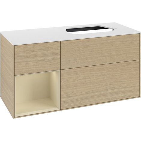 Villeroy & Boch F391HJPC Meuble sous-lavabo Finion F39 (1/3)