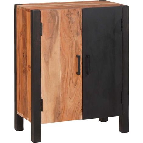 Buffet,Bahut,Meuble de Rangements & Commodes Marron 55 x 30 x 75 cm Bois d'acacia massif CFW70705 (1/5)