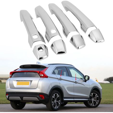 ABS-Außentürgriffe für Mitsubishi Eclipse Cross (2017–2019), Chromleiste, 8-teiliges Set, Schutz und Stil (1/5)