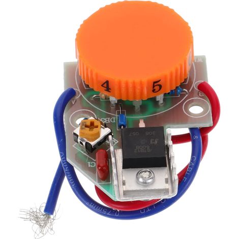 Contrôleur de Vitesse 12a Couleur Aléatoire Installation Facile et Haute Puissance 1600w Max pour Meuleuse D'angle en Plastique Adapté au Travail du Métal Bois (1/5)