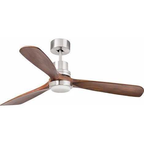 Ventilateur de plafond Lantau LED – Moteur DC 3 vitesses – Télécommande incluse – Diamètre 132 cm – Éclairage LED 15W 3000K