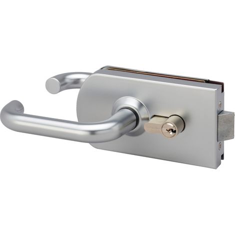 Serrure de milieu réversible 9845R40 aluminium nature METALUX NM9845R400 (1/2)