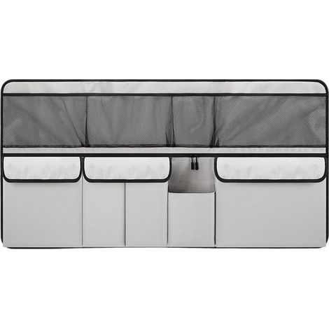 Kofferraum-Organizer, hängender Kofferraum-Organizer, 104,5 x 50,8 cm großer Kofferraum mit 9 Taschen, wasserdicht für SUVs oder größere Fahrzeuge (1/5)