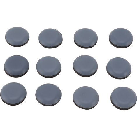 Lot de 12 patins adhésifs ronds de 20 mm en PTFE pour petits appareils de cuisine et plans de travail. (1/5)