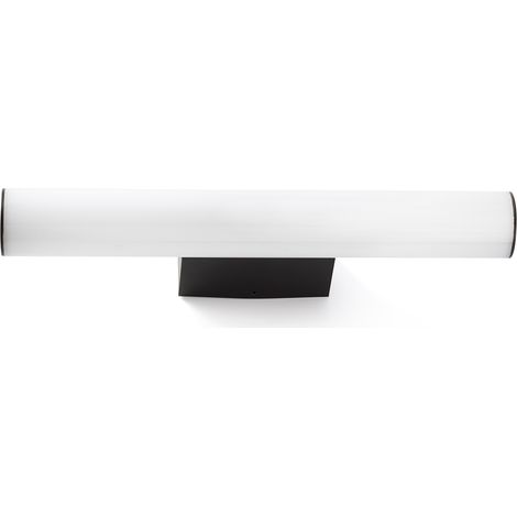 Faro VOLGA - Aplique LED integrado para cuadros, negro, 3000K, IP44