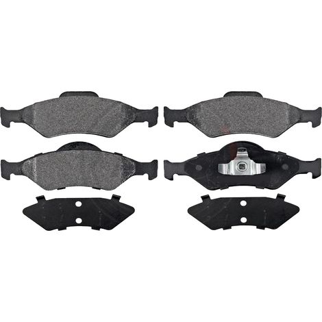 KIT PASTIGLIE FRENO ANTERIORI compatibile con FORD FIESTA IV (JA, JB) / PASTIGLIE FRENANTI AUTO OEM FDB1393 FDB1394, / SOSTITUZIONE DIRETTA / BASSA POLVERE / SILENZIOSO