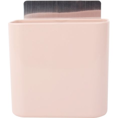 Soporte para cepillos de dientes, almacenamiento de pasta de dientes, diseño calado, no requiere perforación, baño (1/5)