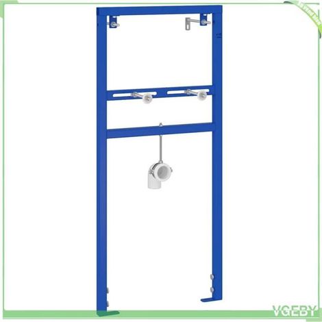 Support mural de salle de bain - FAFEISY - 4106572 - Bleu - Acier revêtement poudre - Hauteur réglable 112–135 cm (1/5)