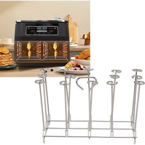 Grille à brochettes pour friteuse à air chaud (carrée) (1/5)