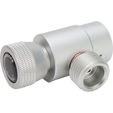 Adaptateur de remplissage CO2 CGA320//TR21-4 Connecteur de valve pour soda Accessoires ASA Argent (1/5)