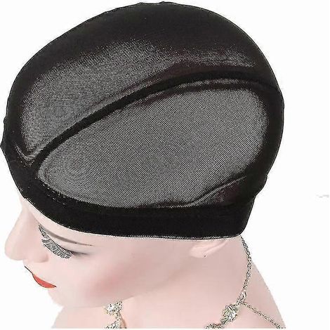 Doublure de perruque sans colle, bonnet de perruque en filet élastique (1/3)