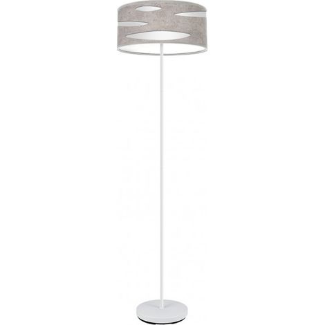 Odra 1xe27 Bianco/Grigio cemento 165x40x40 Cm mark FABRILAMP