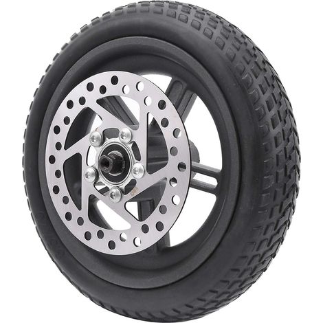 Roue de Scooter de 8,5 Pouces, Roues de Scooter électrique, Pneu de Remplacement de Pneu de Moyeu pour Pro + Pneu Creux + Ensemble de Remplacement de Scooter de Frein à (1/5)