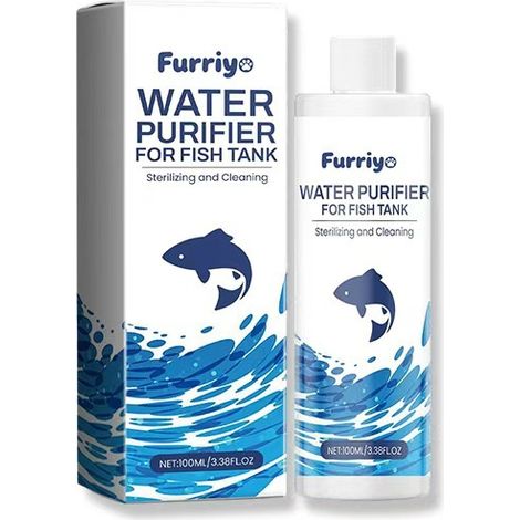 Furriyo Aquarienwasserklärer, Aquarienwasserreiniger, Wasserreinigung und -aufbereitung, Aquarienpflege. (1/5)