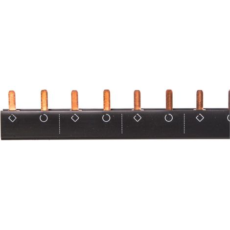 Barra di collegamento 2P 100A 16mm2 pin (57 moduli) A9XPH257