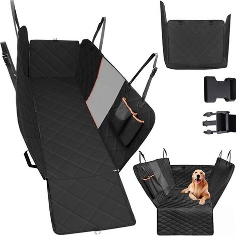 Tapis de protection pour chien en voiture - Sous-tapis / Protection pour siège arrière - Tapis de protection pour chien et autres animaux de compagnie (1/5)