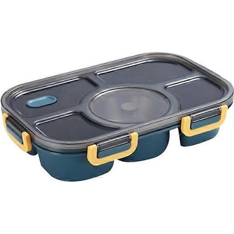 Lunchbox mit mehreren Fächern, BPA-frei, großes Fassungsvermögen, tragbar, Sandwichbox, Salatbehälter für die Schule