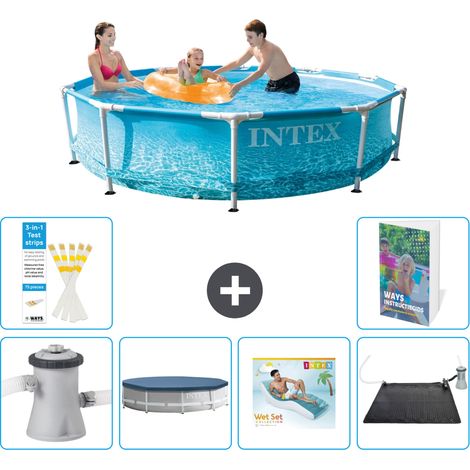 Frame Pool Rund - 305x76 cm - 7-teilig S219