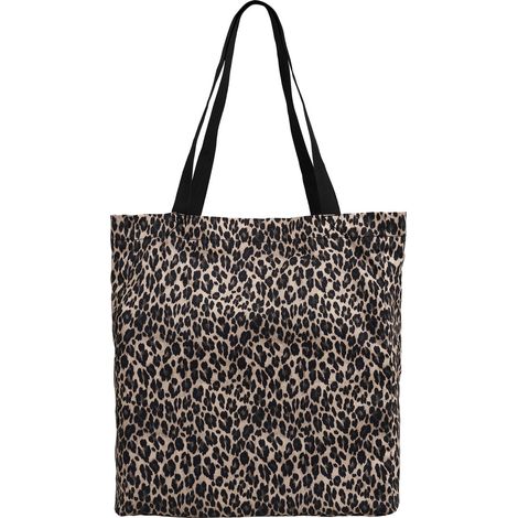Shopper Ava in tessuto fantasia leopardata 35×39 cm (1/5)