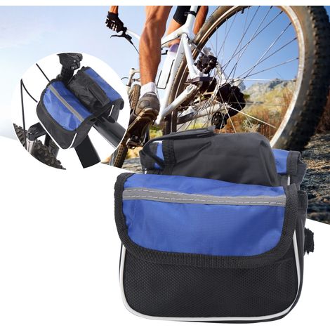 Sacoche de guidon pour téléphone, étui de protection vélo tout-terrain, accessoire cyclisme pratique. (1/5)