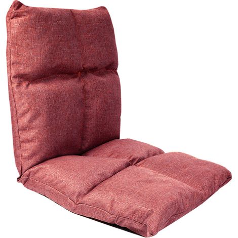 Aga Bodenliegesessel 52x55x55 cm Rot (1/3)