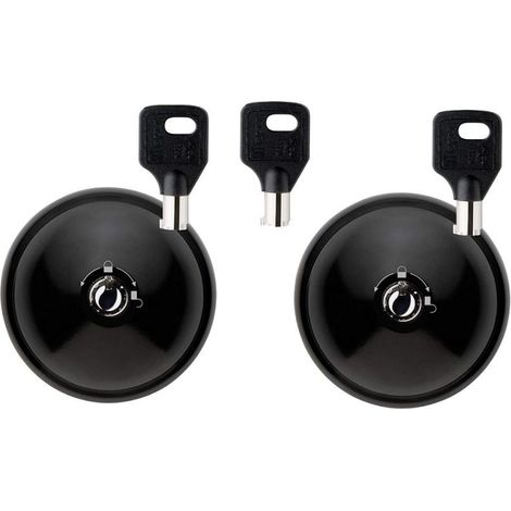 UFO³ Smart Duo Schloss Schwarz für Heck- und Seitentür + 3 Schlüssel - 8090S223PN (1/3)