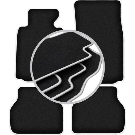 Tapis de sol Carlux argentés pour : BMW Série 5 E39 berline, break, Touring (1996-2004) (1/5)