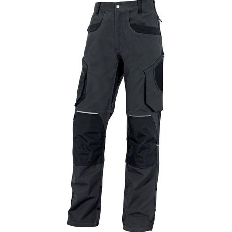 PANTALON DE TRAVAIL DELTA PLUS MACH ORIGINALS EN COTON / ELASTHANE GRIS - D020MOPA2GR 38/40 (M) (1/5)