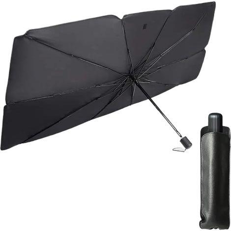 WOLWES Pare Soleil pour Voiture Pare-Soleil UV Visiere Protection (1/5)