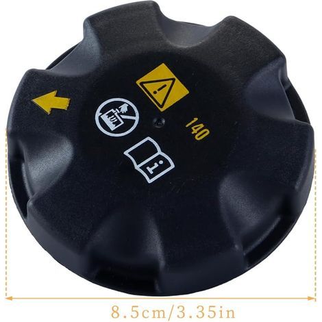 Bouchon de vase d'expansion de radiateur, couvercle de réservoir de liquide de refroidissement 140 kPa, Bouchon de radiateur compatible avec les modèles allemands BMW E90, E60 et F10. (17117639020 140 (1/5)