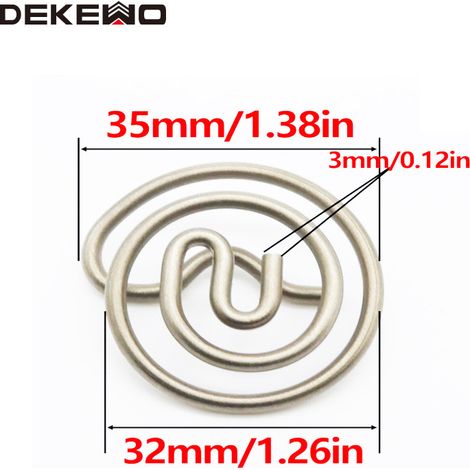 Electronic exhaust valve actuator springs are compatible with Volkswagen, Audi, and Porsche 8R0133246B and 95813324602. (1/4)