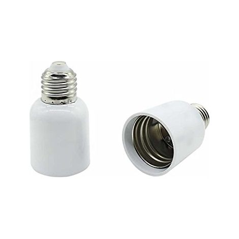 E27 à E40 Convertisseur de sockets Adaptateur de 2 prises Adaptateur de base de lampe de haute qualité pour ampoules LED, incandescence et CFL (1/2)