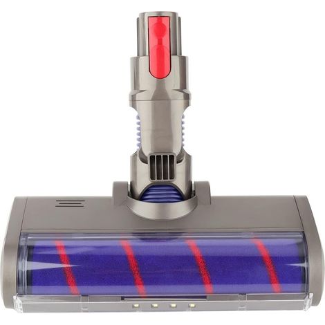 Tête de nettoyage à rouleau souple de rechange pour aspirateur balai sans fil Dyson V7 V8 V10 V11 SV10 SV11, fixation pour sol en bois dur avec dégagement rapide (1/5)