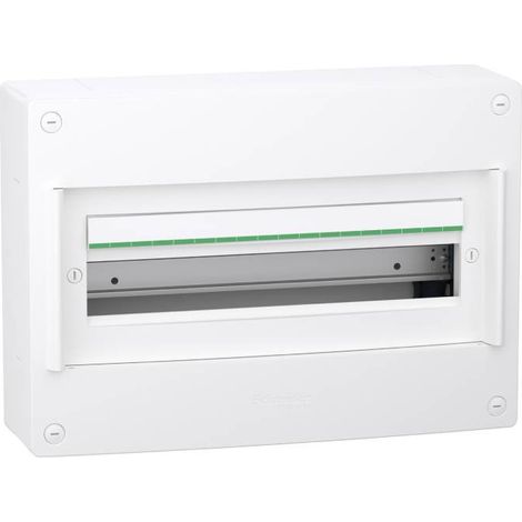 Coffret 1 rangée - 18 modules - Saillie - Sans porte - PrismaSeT XS