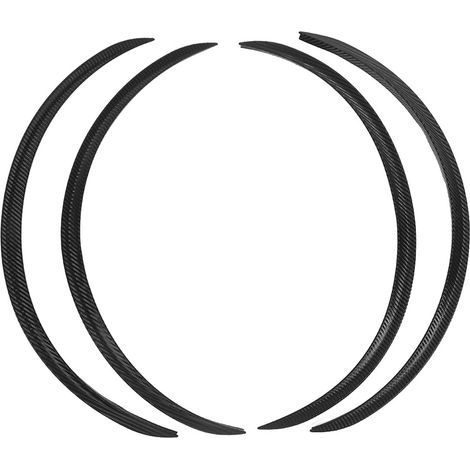 Radlaufschutzleiste, kratzfeste Kantenschutzleiste, 4-teilige universelle Kotflügelverbreiterung 72 cm (28,4 Zoll) (Carbonfaser-Optik) (1/5)