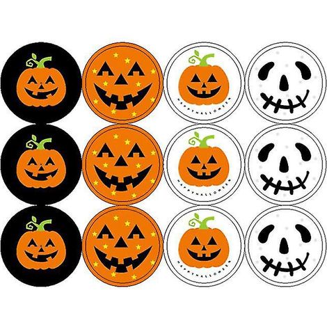 20 Stück Siegelaufkleber für Halloween-Dekorationen