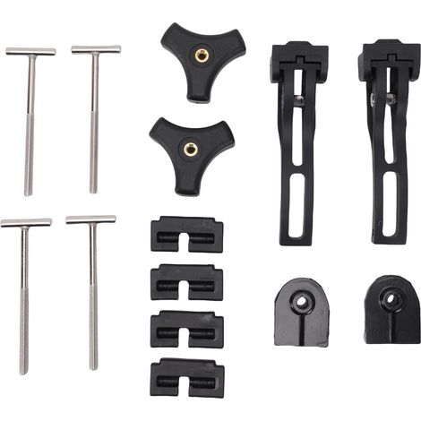 Truck Bed Cover T-Clamp Kit, Premium Heat Resistant Nuts, Replacement Accessories, Truck Bed Cover Parts Set (1/5)