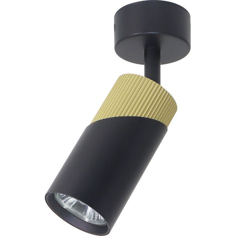 Spot plafond aluminium noir/doré NEO 1xGU10 8W Milagro (1/5)