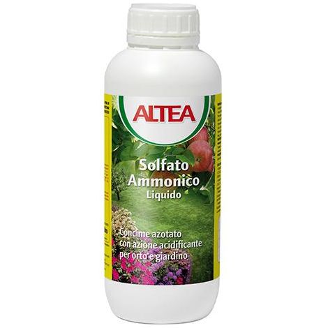Solfato ammonico liquido (1 kg), concime azotato con zolfo con azione acidificante