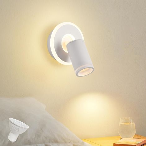 Spot de plafond Ronde Orientable 1 Spots,3000K Blanc Chaud,Blanc (1/5)
