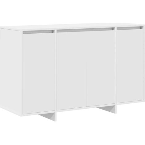 Buffet，Bahut，Meuble de Rangement Blanc 120 x 41 x 75 cm Bois d'ingénierie CFW27145 (1/5)