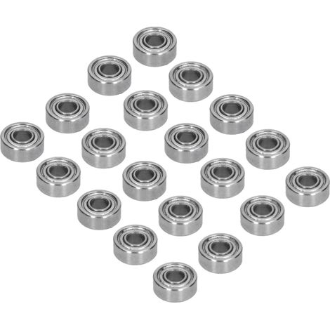 20 roulements à billes à gorge profonde, roulements à billes en acier à double étanchéité pour équipements d'ingénierie 3600-0410-0004 (1/5)