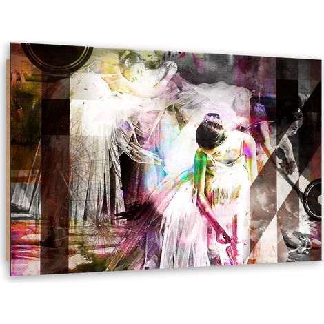 Quadro deco panel, Ballerina in abito da sera - astratto - 100x70 (1/5)